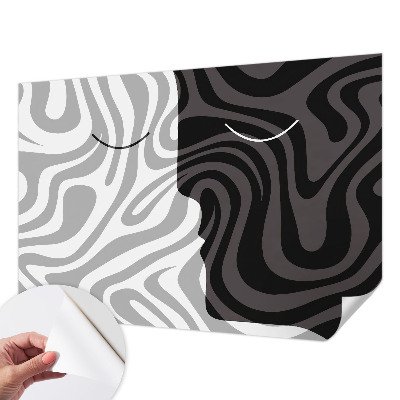 Fototapeta za otroško sobo Abstraktni obrazi