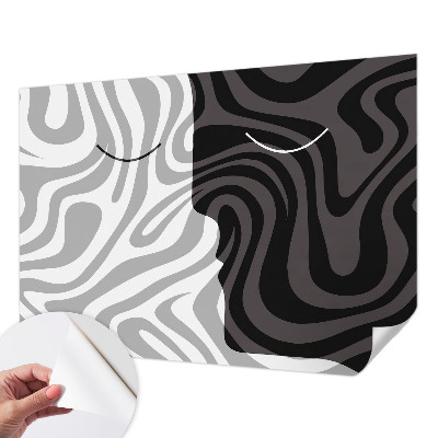 Fototapeta za otroško sobo Abstraktni obrazi