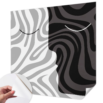 Fototapeta za otroško sobo Abstraktni obrazi