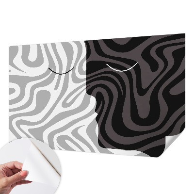 Fototapeta za otroško sobo Abstraktni obrazi