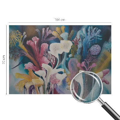 Samolepilna fototapeta za dnevno sobo Cvetlična eksplozija