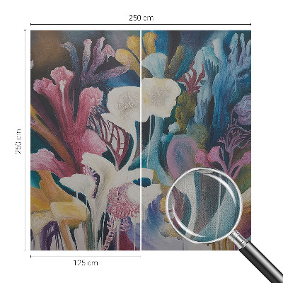 Samolepilna fototapeta za dnevno sobo Cvetlična eksplozija