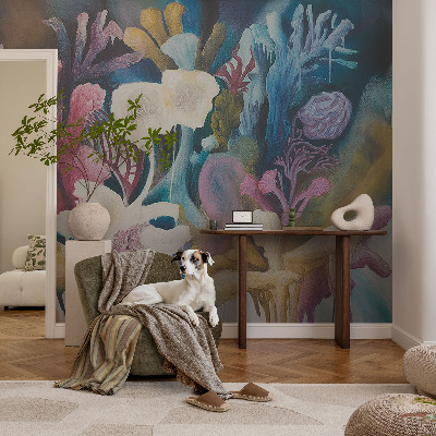 Samolepilna fototapeta za dnevno sobo Cvetlična eksplozija