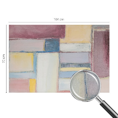 Samolepilna fototapeta za spalnico z geometričnim vzorcem