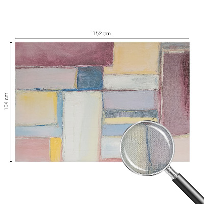 Samolepilna fototapeta za spalnico z geometričnim vzorcem