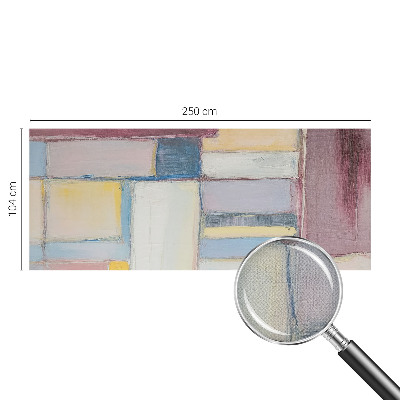 Samolepilna fototapeta za spalnico z geometričnim vzorcem