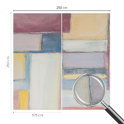 Samolepilna fototapeta za spalnico z geometričnim vzorcem