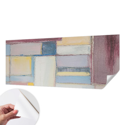 Samolepilna fototapeta za spalnico z geometričnim vzorcem