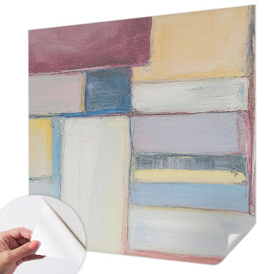 Samolepilna fototapeta za spalnico z geometričnim vzorcem