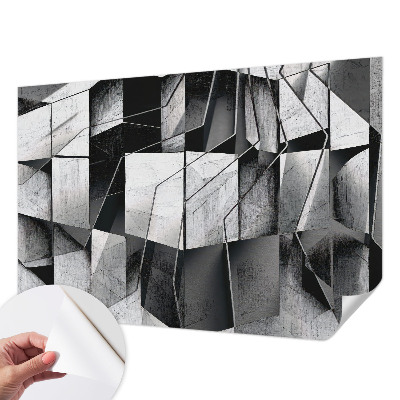 Fototapeta za otroško sobo z geometrijskim abstraktnim motivom