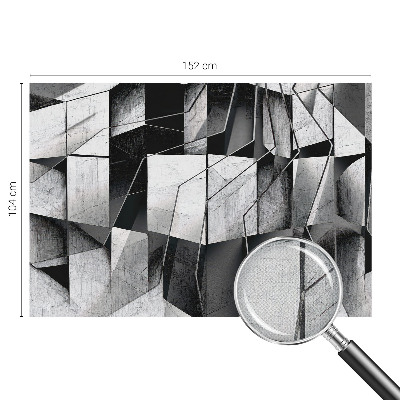 Fototapeta za otroško sobo z geometrijskim abstraktnim motivom