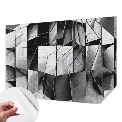 Fototapeta za otroško sobo z geometrijskim abstraktnim motivom
