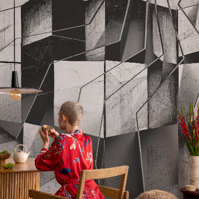 Fototapeta za otroško sobo z geometrijskim abstraktnim motivom