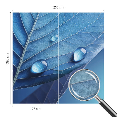 Otroška fototapeta Modri ​​list