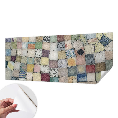 Samolepilna fototapeta za dnevno sobo Barvit mozaik
