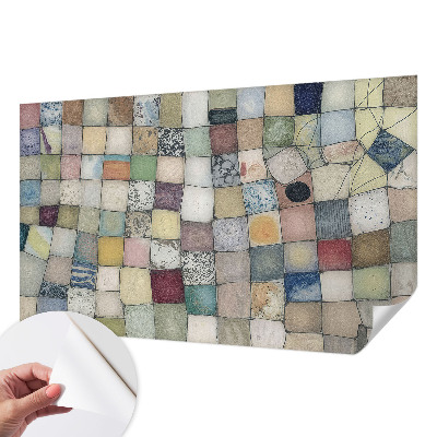 Samolepilna fototapeta za dnevno sobo Barvit mozaik