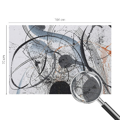 3D fototapeta z ekspresivno abstraktno upodobitvijo