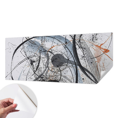 3D fototapeta z ekspresivno abstraktno upodobitvijo