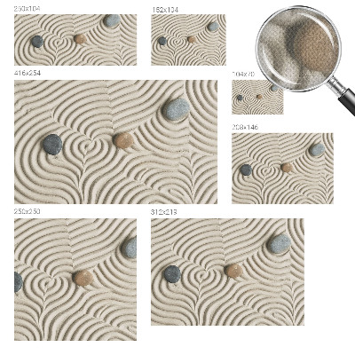 Fototapeta za otroško sobo s harmoničnim valovitim motivom