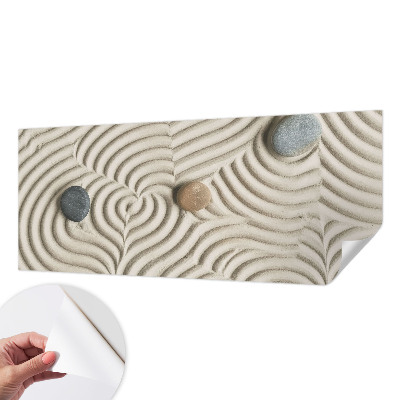 Fototapeta za otroško sobo s harmoničnim valovitim motivom