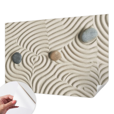 Fototapeta za otroško sobo s harmoničnim valovitim motivom