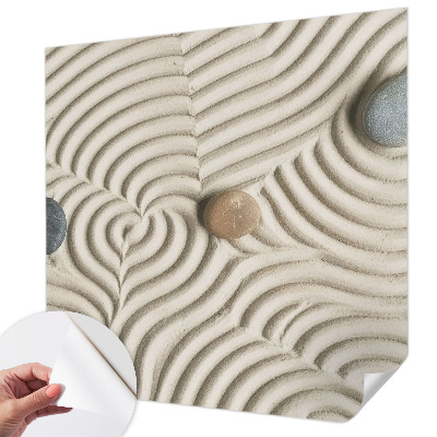 Fototapeta za otroško sobo s harmoničnim valovitim motivom