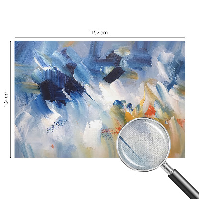 Samolepilna fototapeta za dnevno sobo Barvite poteze