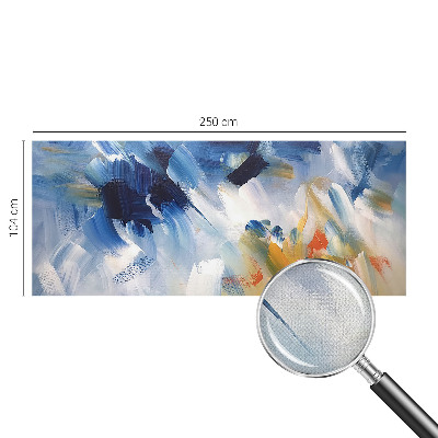 Samolepilna fototapeta za dnevno sobo Barvite poteze