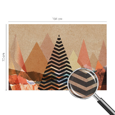 3D fototapeta z abstraktno pokrajino