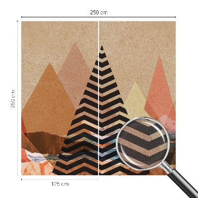 3D fototapeta z abstraktno pokrajino