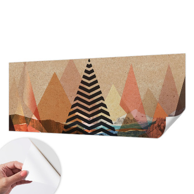3D fototapeta z abstraktno pokrajino