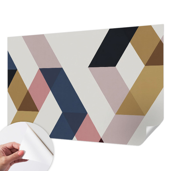 Fototapeta za otroško sobo Barviti rombi