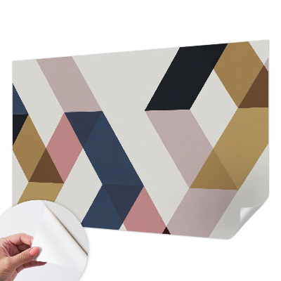 Fototapeta za otroško sobo Barviti rombi