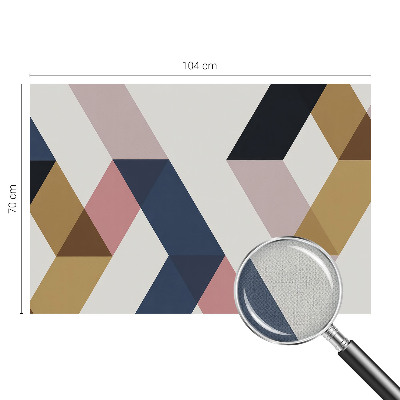 Fototapeta za otroško sobo Barviti rombi