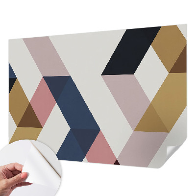 Fototapeta za otroško sobo Barviti rombi