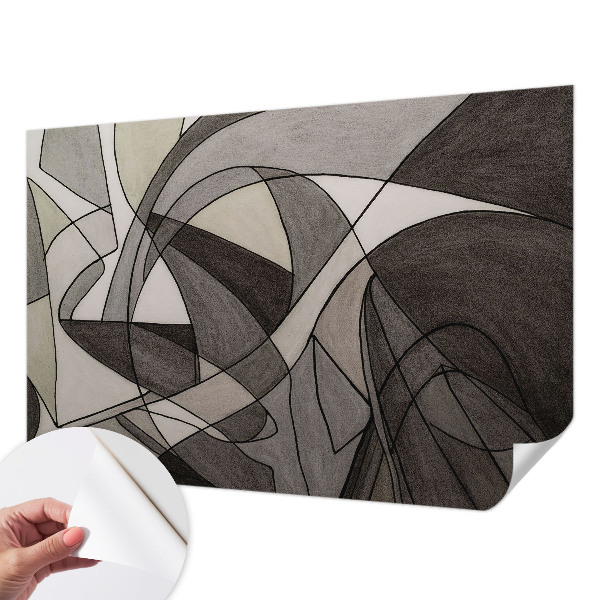 Samolepilna fototapeta z geometrijskim abstraktnim vzorcem