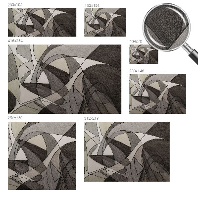 Samolepilna fototapeta z geometrijskim abstraktnim vzorcem