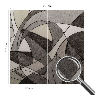 Samolepilna fototapeta z geometrijskim abstraktnim vzorcem