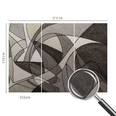 Samolepilna fototapeta z geometrijskim abstraktnim vzorcem
