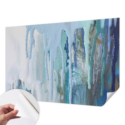 Samolepilna fototapeta za dnevno sobo Modri ​​kaskad