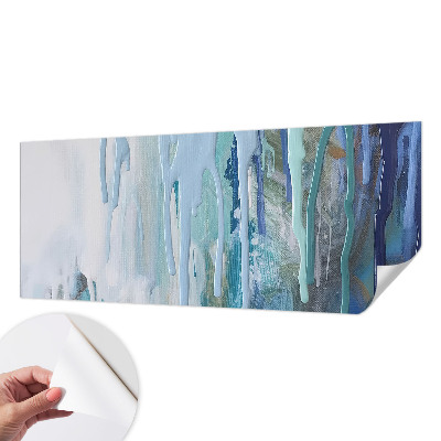 Samolepilna fototapeta za dnevno sobo Modri ​​kaskad