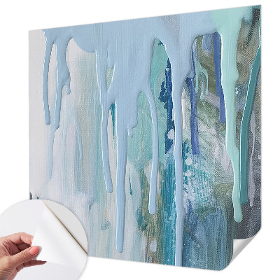 Samolepilna fototapeta za dnevno sobo Modri ​​kaskad