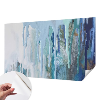 Samolepilna fototapeta za dnevno sobo Modri ​​kaskad