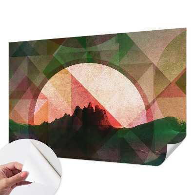 3D fototapeta s prikazom slikovitih hribov