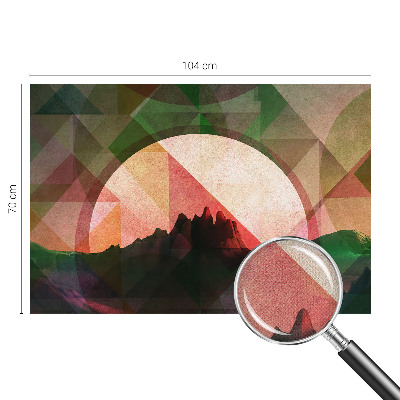 3D fototapeta s prikazom slikovitih hribov