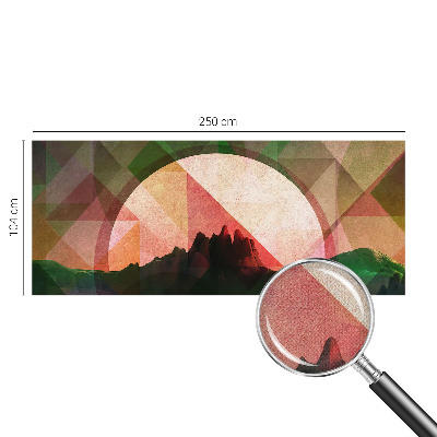 3D fototapeta s prikazom slikovitih hribov