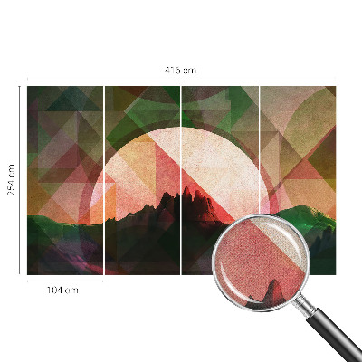 3D fototapeta Slikoviti hribi