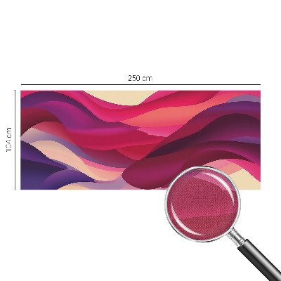 Samolepilna fototapeta za spalnico Tekoči valovi