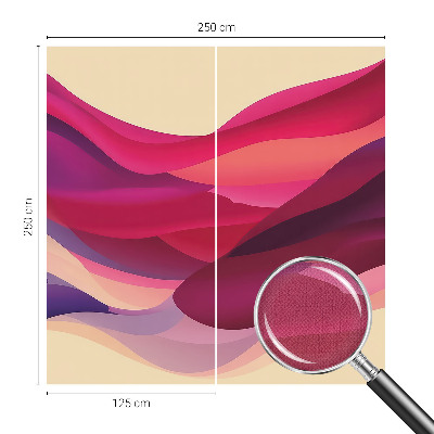 Samolepilna fototapeta za spalnico Tekoči valovi