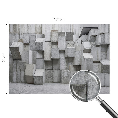 Samolepilna fototapeta za dnevno sobo Betonski bloki